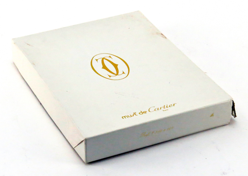 Cartier Paris Bordeaux Must De Leather Address Book/Agenda in Original Box