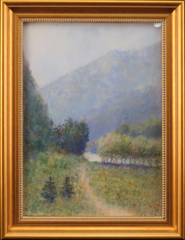 Possibly George Wright, American (1872-1951) "Untitled" Pastel on Board