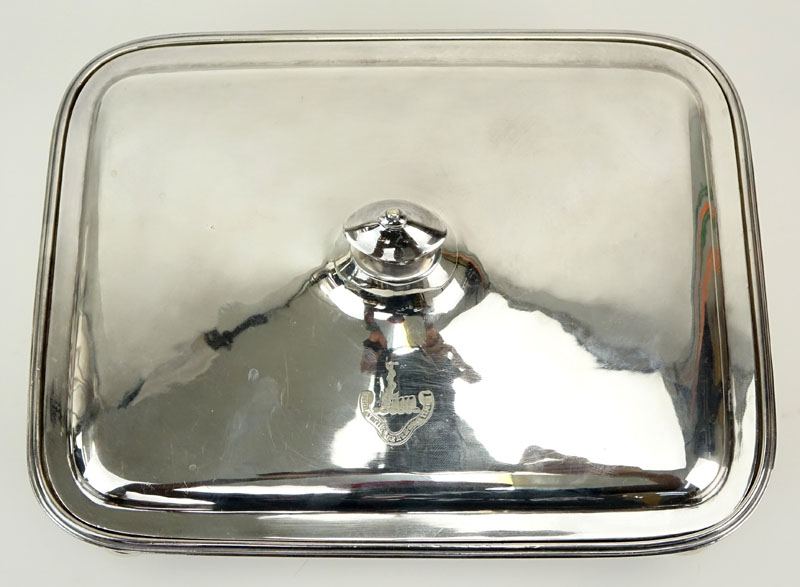 Vintage Silver Plated Covered Serving Dish