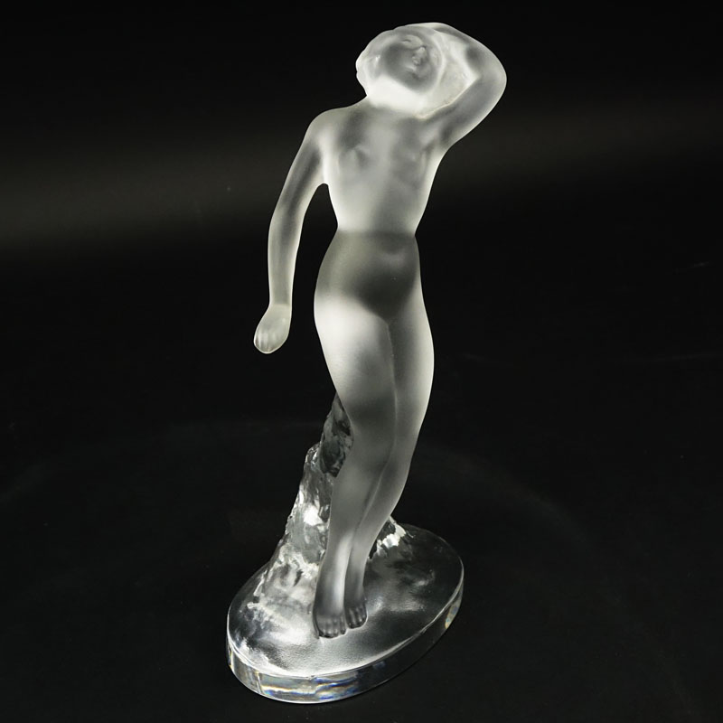 Lalique Crystal "Danseuse Bras Baisse" Figurine