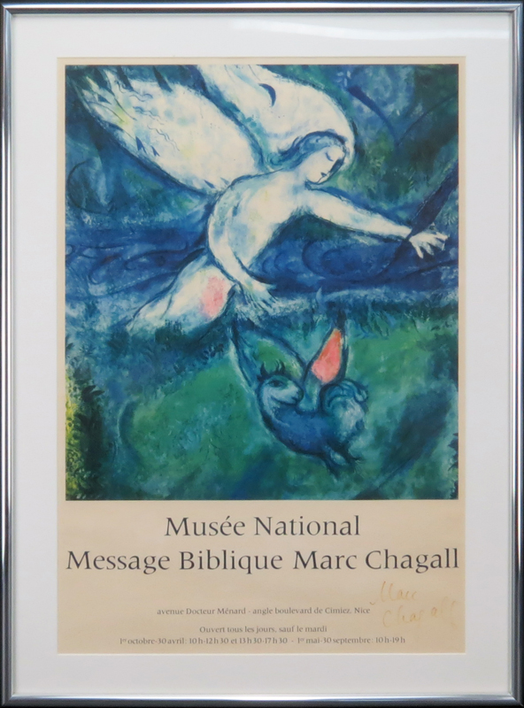 After: Marc Chagall, French (1887-1985) "Musee National Message Biblique Marc Chagall" Offset Poster
