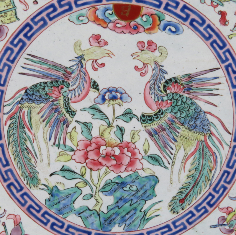 Early 19th Century Chinese Canton Enamel Plate