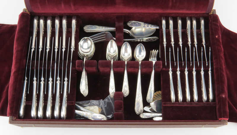122 Piece S. Kirk and Sons Sterling Silver Flatware