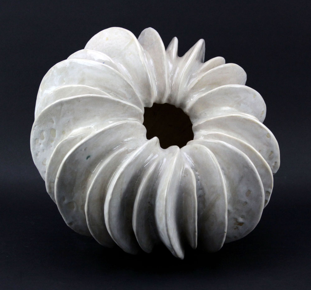 Contemporary Modern Gourd Shaped Glazed Studio Pottery