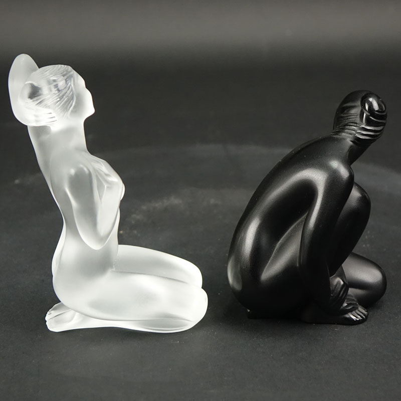 Two (2) Lalique Crystal Figurines