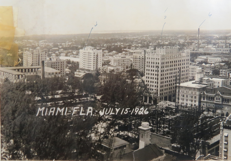 Two (2) Panoramic Photos of 1926 Miami