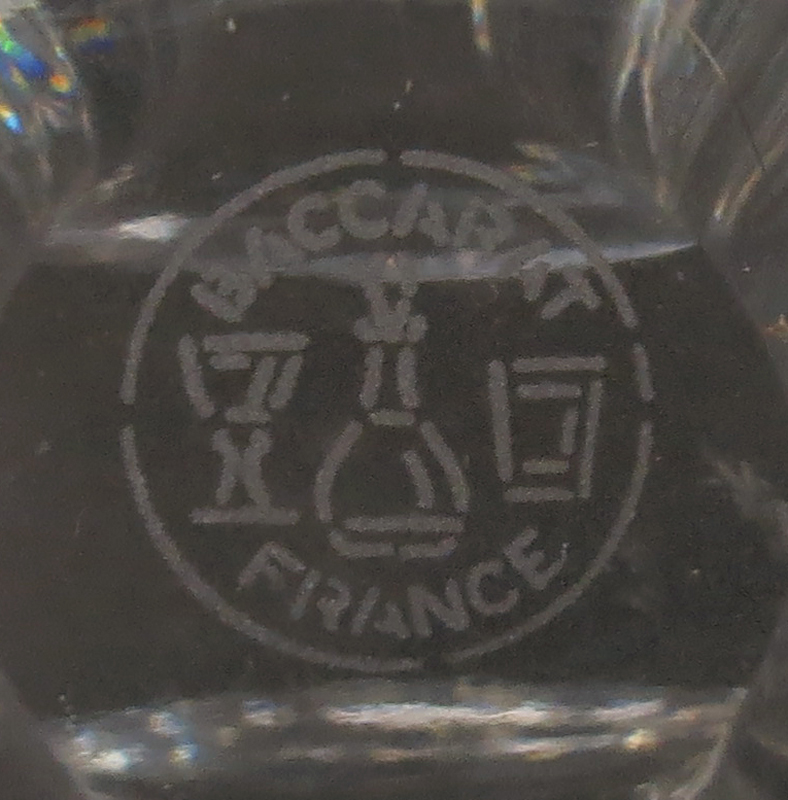 Baccarat Crystal Gingko Vase in Original Box