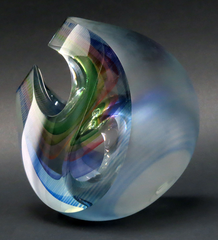 Kit Karbler and Michael David, American (20th century) Studio Art Glass Sculpture
