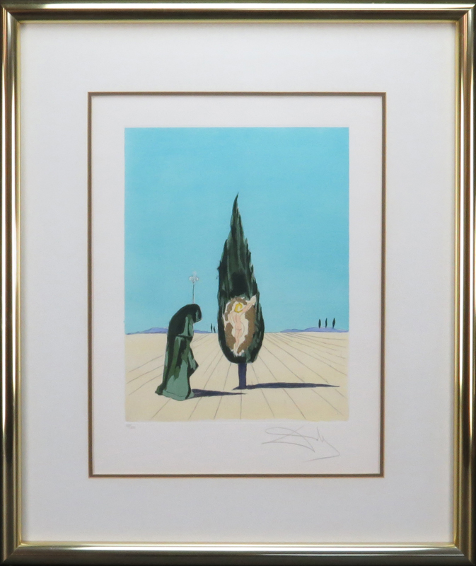 after: Salvador Dalí, Spanish (1904-1989) Color Etching, Surrealistic Vision