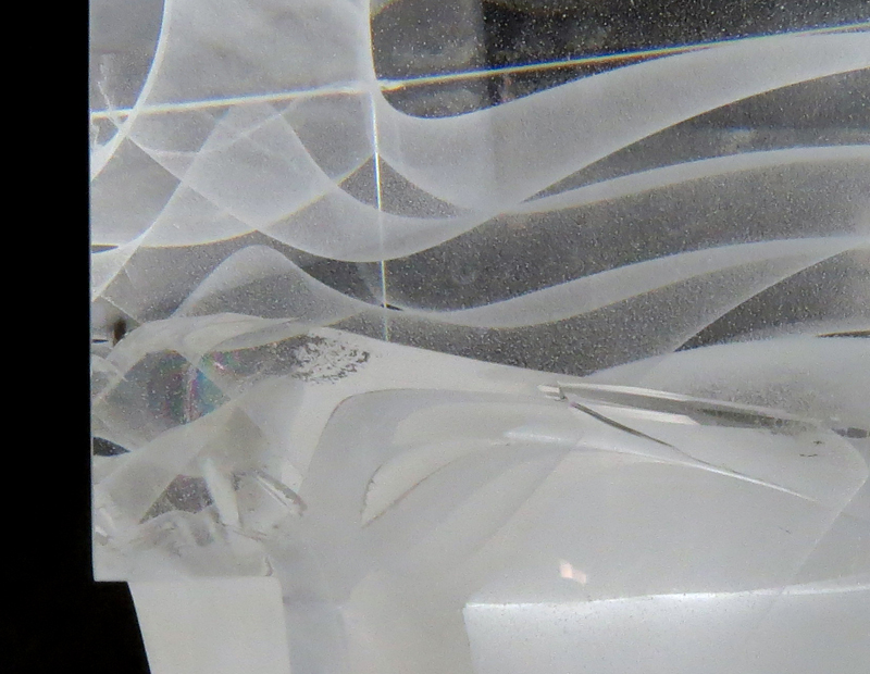 Steven Weinberg, American (b. 1954) Glass Cube Sculpture 