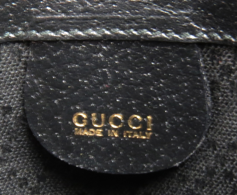 Gucci Black Leather Clutch Purse