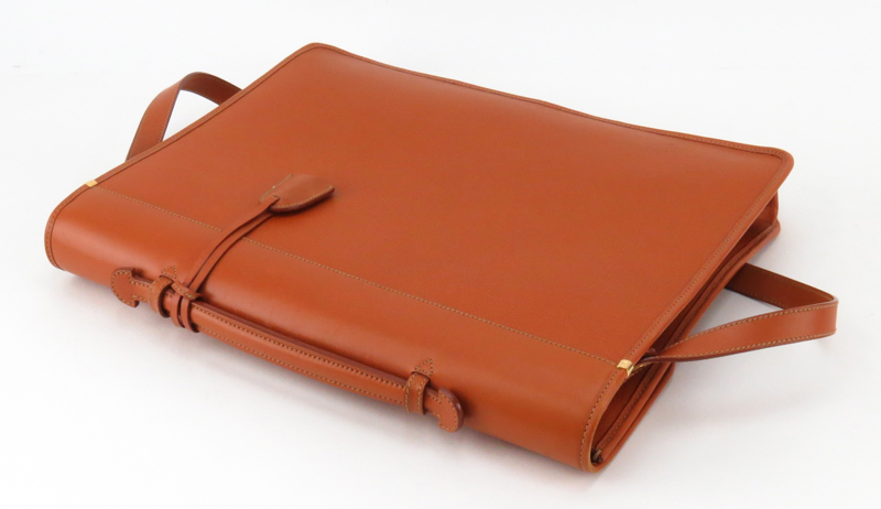 Gucci Orange Leather Shoulder Bag with Original Dust Bag
