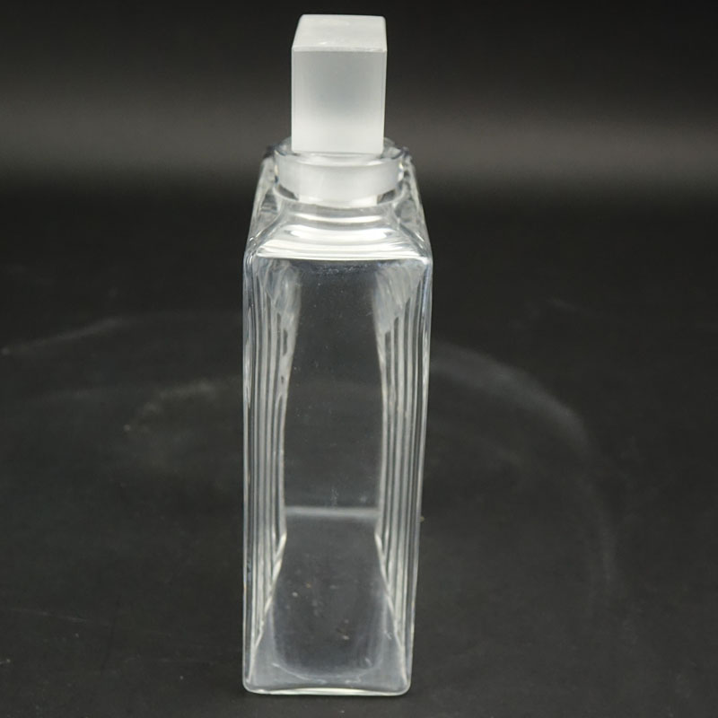 Lalique Crystal "Duncan" Perfume Bottle