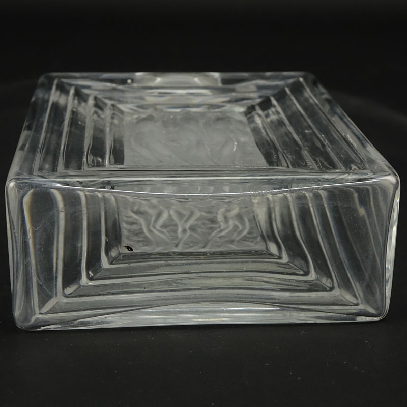 Lalique Crystal "Duncan" Perfume Bottle