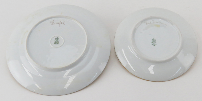 Twenty Four (24) Piece Bing & Grondahl "Big71" Porcelain Plates