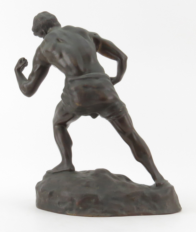 After: Jef Lambeaux, Belgian (1852-1908) "Lutteur" Bronze Sculpture