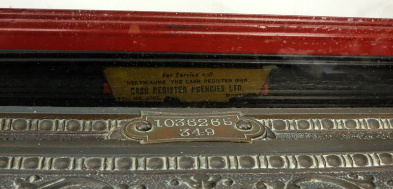 Antique Brass National Cash Register