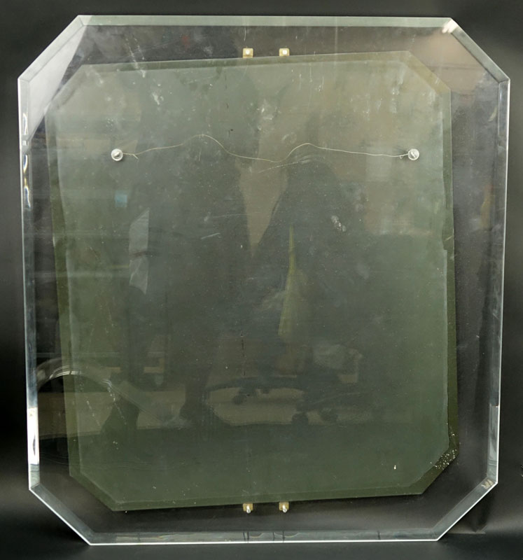 Mid-Century Lucite Mirror