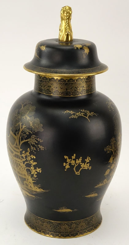 Carlton Ware Oriental Style Pottery Ginger Jar