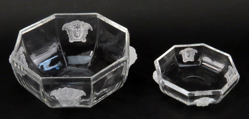 Versace for Rosenthal Treasury Crystal Bowl and Candy Dish