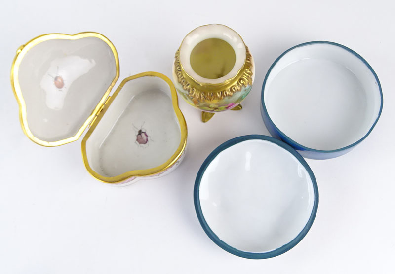 Grouping of Three (3) Antique or Vintage Porcelain Tableware