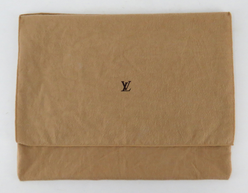 Louis Vuitton Monogram Canvas His Or Hers Orsay Clutch Bag With Leather Wrist Strap