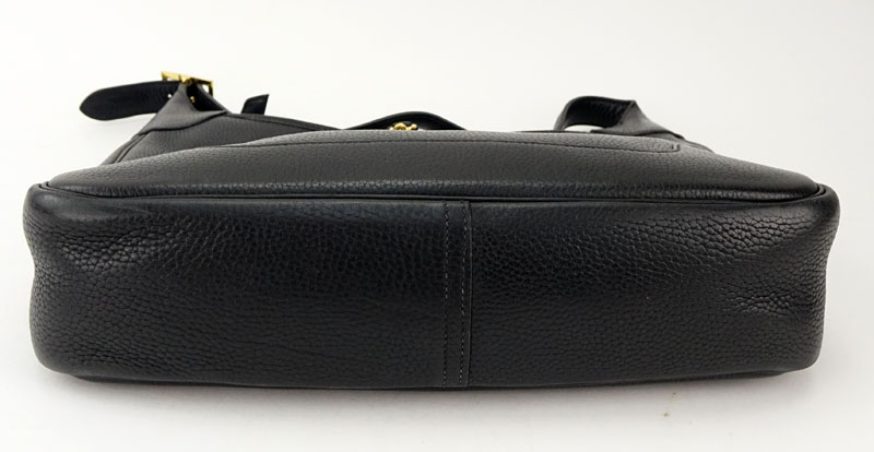 Hermès Black Noir Togo Leather Limited Edition XL Hobo Bag