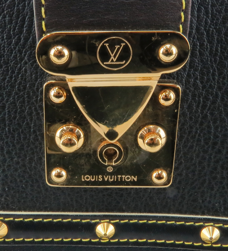 Louis Vuitton Black Suhali Leather Le Fabuleux Bag