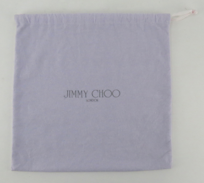 Jimmy Choo Purple Brown Leather Tulita Bag