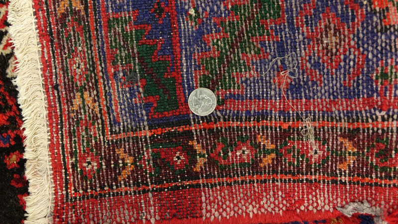 Semi-Antique Handmade Persian Style Rug