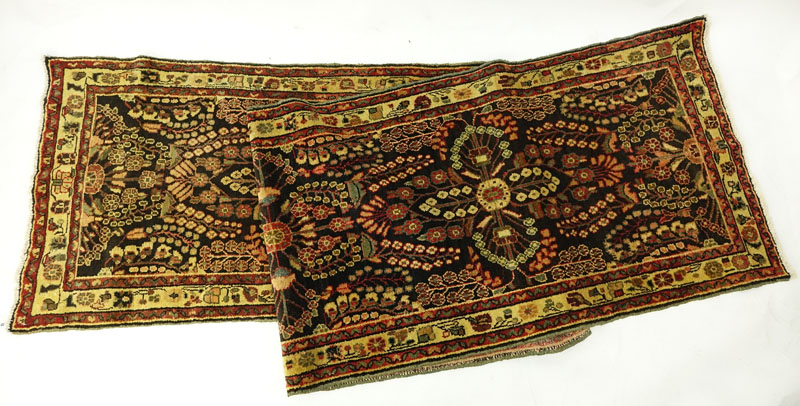 Semi-Antique Handmade Persian Style Runner