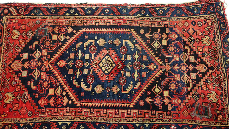 Grouping of Two (2) Semi-Antique Handmade Rug and Runner