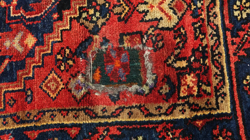 Grouping of Two (2) Semi-Antique Handmade Rug and Runner