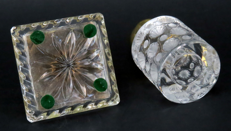 Grouping of Two (2) Vintage Inkwells
