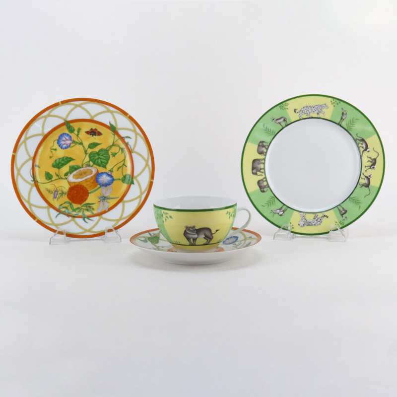 Grouping of Four (4) Hermes Porcelain Tableware