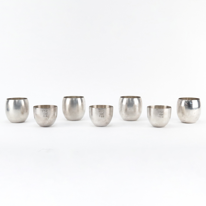Grouping of Seven (7) Sterling Silver Cups