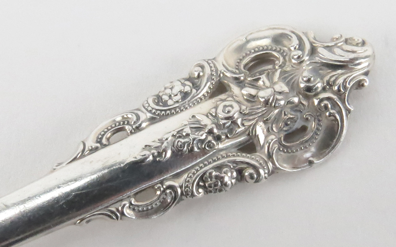 Eleven (11) Wallace Grand Baroque Sterling Silver Salad Fork