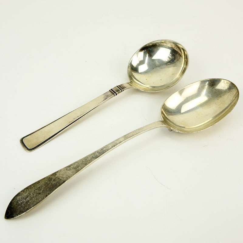 Grouping of Two (2) Sterling Silver Serving Spoons