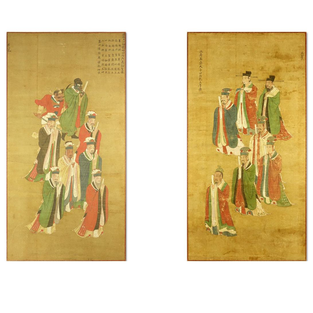Two 19/20th Century Chinese Hand Painted Scrolls