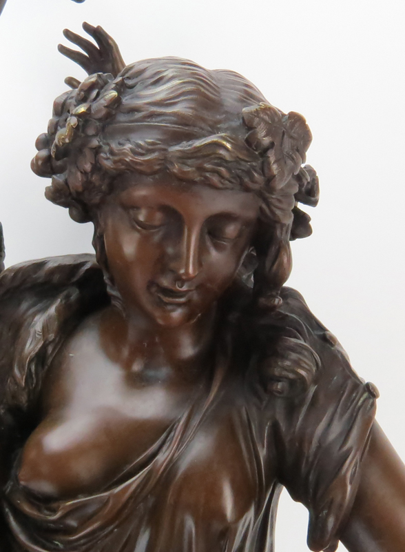 After: Claude Michel Clodion, French (1738-1814) "Bacchanalia" Bronze Sculpture