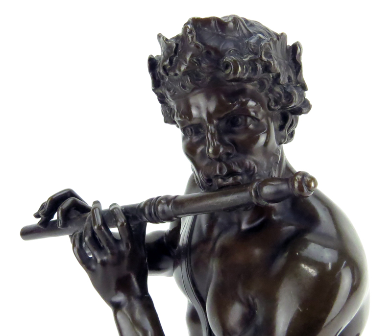 After: Antoine Coysevox, French (1640-1720) "Pan and Satyr" Bronze Sculpture