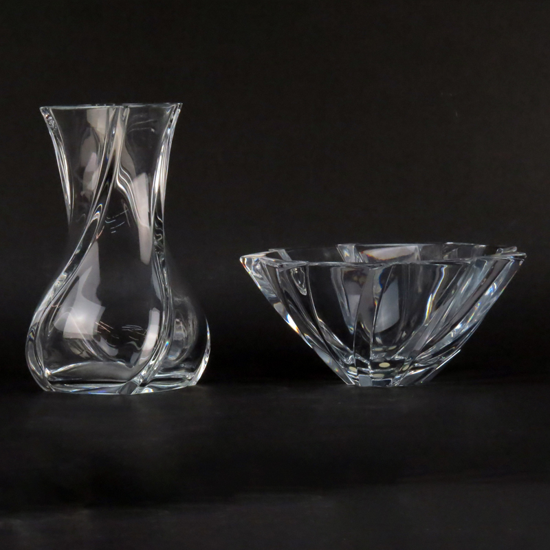 Grouping of Two (2) Baccarat Crystal Tablewares