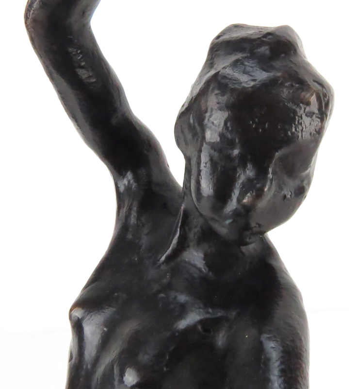 After: Edgar Degas, French  (1834-1917) Bronze Sculpture, Spanish Dancer
