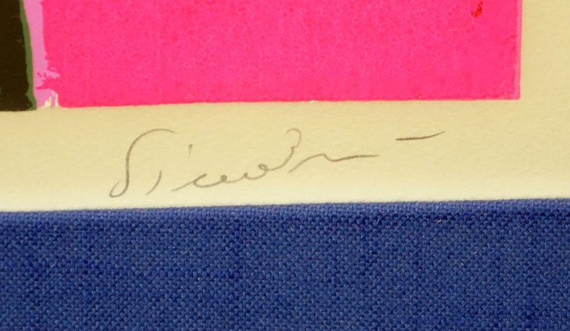 Nicola Simbari, Italian  (1927-2012) "Dressing Room" Serigraph Pencil Signed and Numbered 187/300 in Pencil