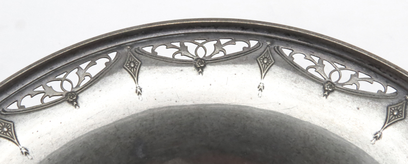 Pair of Sterling Silver Reticulated Footed Compotes