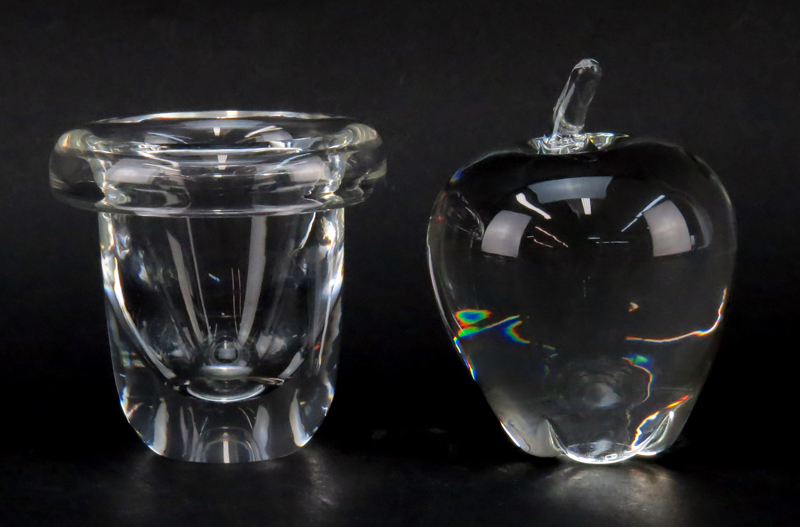 Collection of Four (4) 20th Century Art Glass Items