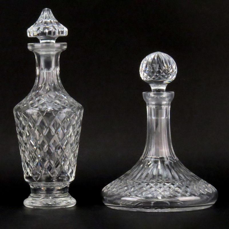 Grouping of Two (2) Waterford Cut Crystal Decanters