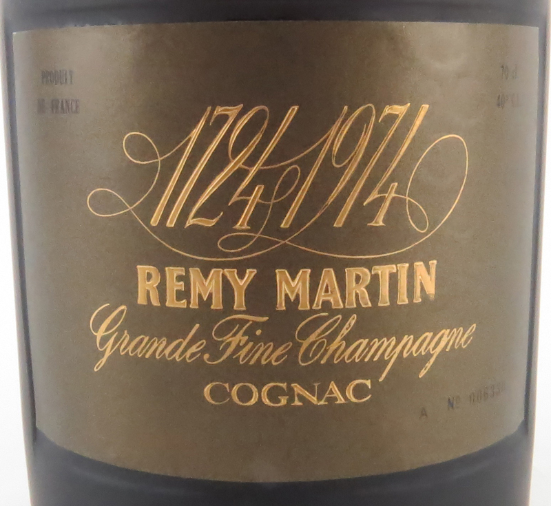 Remy Martin 250th Anniversary (1724-1974) Cognac Bottle in Original Crate Presentation Box