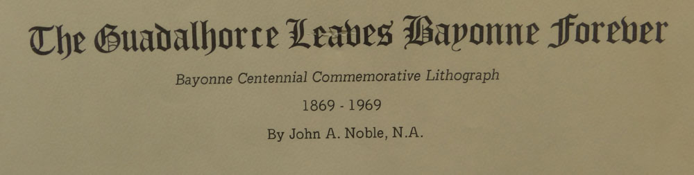 John A. Noble, American (1913-1983) Lithograph 