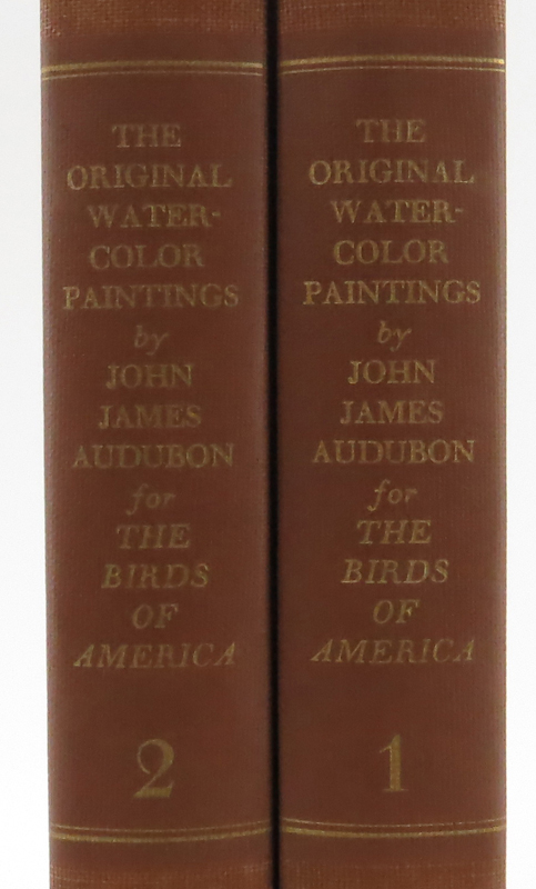Two Volume Set, The Original Water-Color Paintings by John James Audubon for the Birds of America